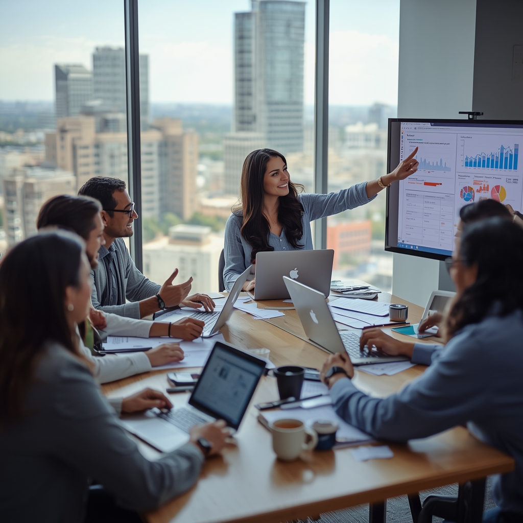 PROTUS DESIGN STUDIO - MARKETING TEAM MONITORING CLIENT SUCCESS